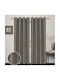 Vasilas Home Ehome Curtain with Grommets Brown 140x270cm