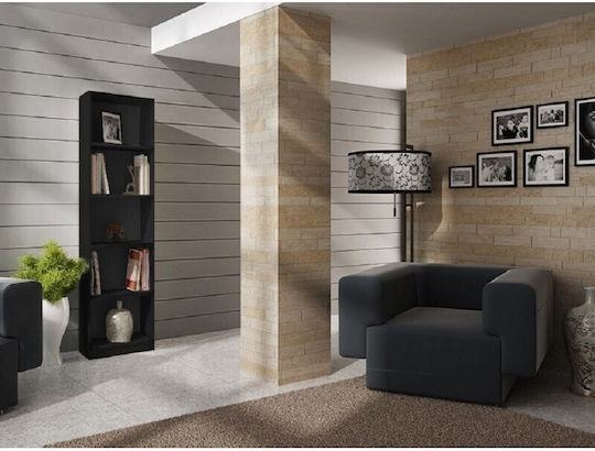 Bookcase R40 Black 40x30x182cm Bookcase R40 Black 40x30x182cm