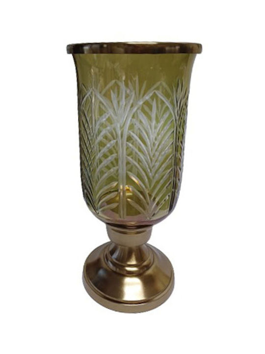 Karvounis Decorative Vase Gold 15.5x15.5x32cm