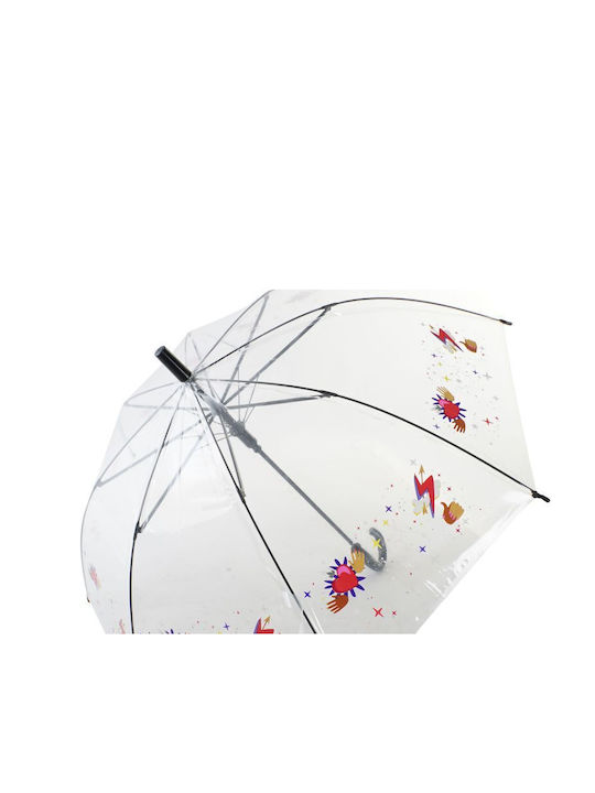 Item International Umbrelă de ploaie Compact Transparentă