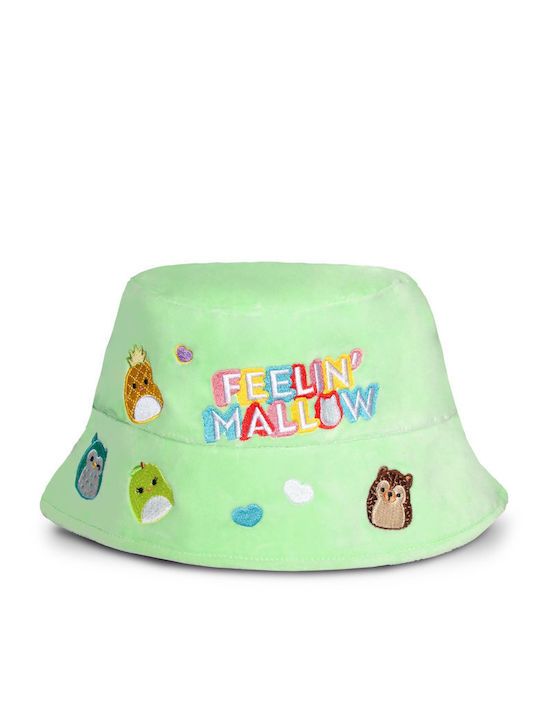 Squishmallows Παιδικό Καπέλο Bucket Υφασμάτινο Πράσινο