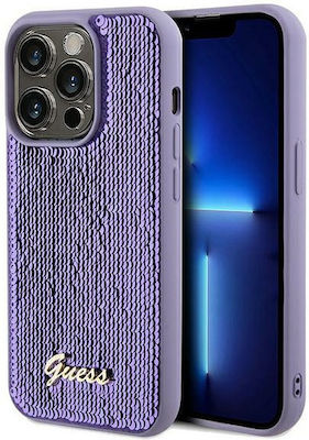 Guess Back Cover Plastic Durable Purple (iPhone 13 Pro)