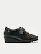 Slip-On-uri Pentru Femei Anatomici De Piele Negre