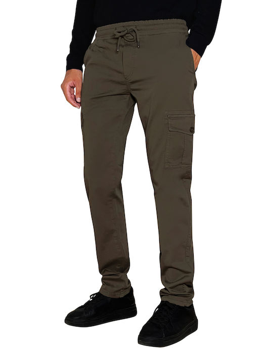 3Guys Men's Trousers Cargo Haki