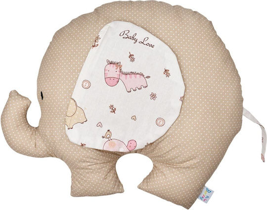Bunny Bebe Handmade Pernă Decorativă pentru Pătuț Elefănțel Maro