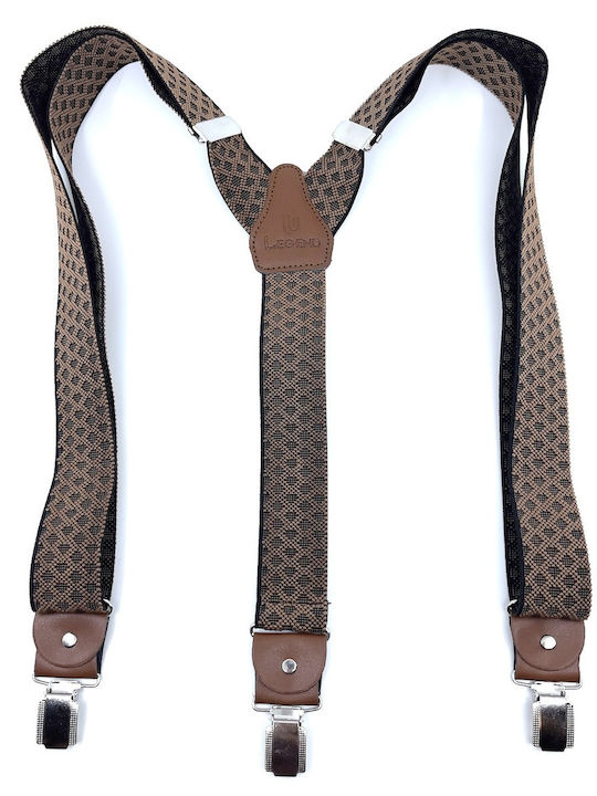 Legend Accessories Тиранти Printed Brown