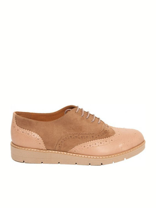 Just Prive Women's Oxford Shoes Beige