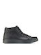 Leder Schwarz Herrenstiefel