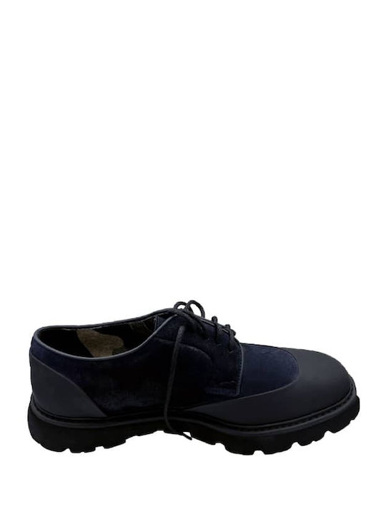 Doucal's Pantofi Oxford Bărbați Albaștri