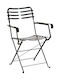 Gartenstühle Zappeion Metallisch Galvanisiert Galvanisiert 3794-A 57x57x83cm