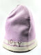 Beanie Reversibil Beanie Knitted in Pink color