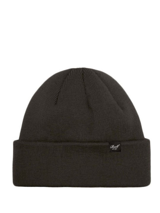 Reell Beanie Unisex Beanie Knitted in Black color