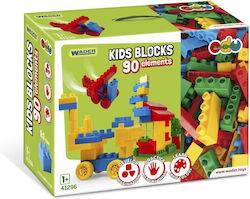 Wader Plastic Building Blocks for 1+ year 90pcs