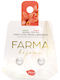 Farma Bijoux Σκουλαρίκια με Πέτρες & Πέρλες