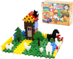 Polesie Plastic Building Blocks Οικογένεια 120pcs