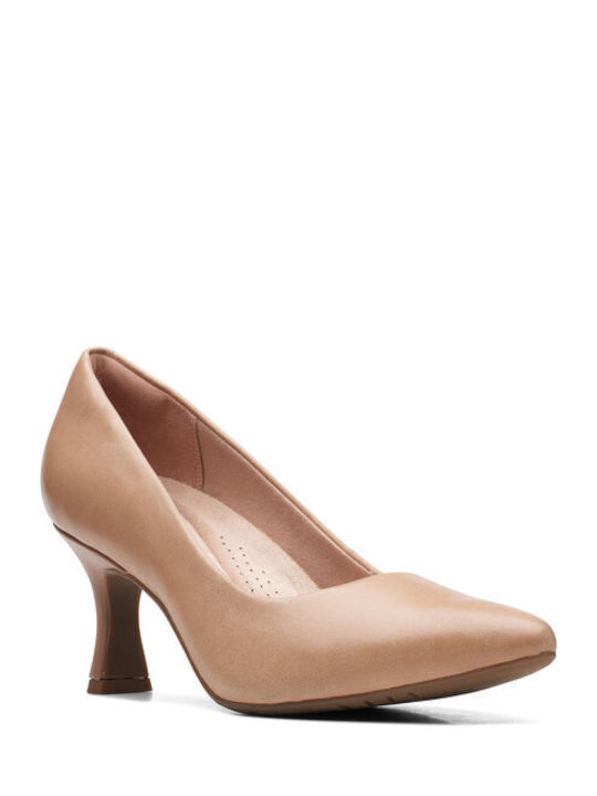 Beige Medium Heels