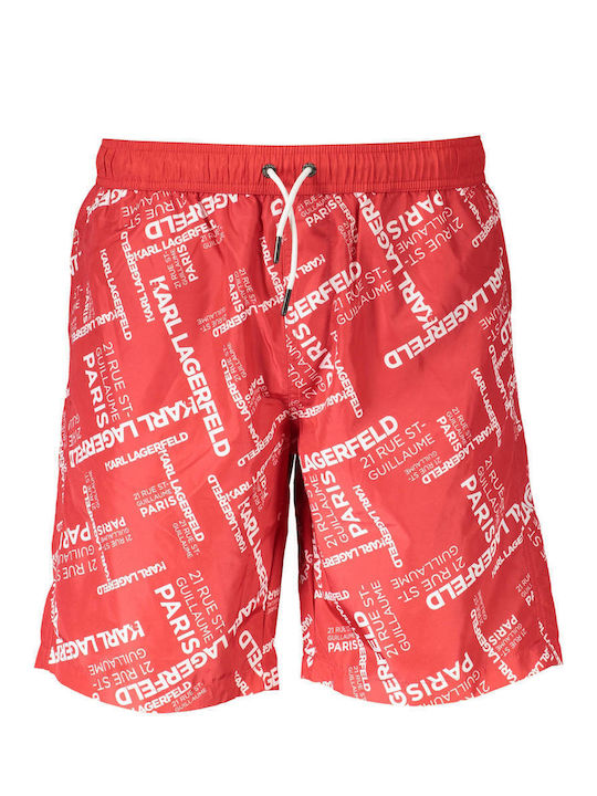 Karl Lagerfeld Herren Badebekleidung Shorts RED