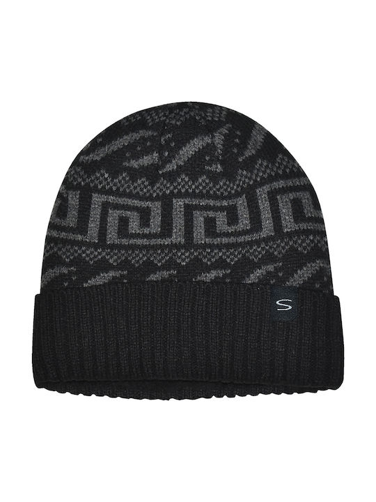 Stamion Kids Beanie Knitted Black