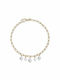 Rosefield Bracelet Chain made of Steel Gold Plated with Pearls