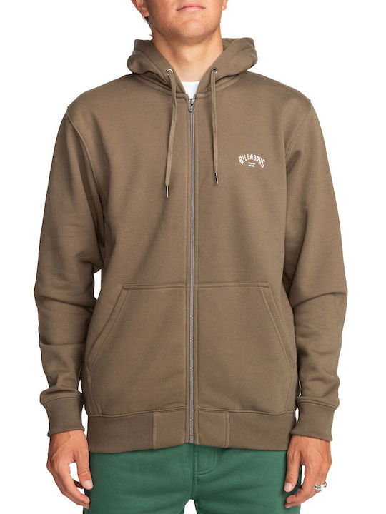 Billabong Arch Herren Sweatshirt Jacke mit Kapuze Bark