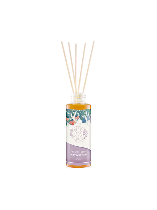We Luv Aromas Diffuser με Άρωμα Lilly & Ginger 806-0026 100ml