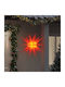 vidaXL Crăciunesti Decorative Stele Plastice Roșu 77x100buc 3buc