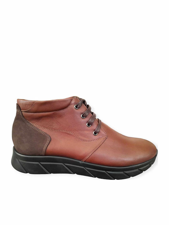 Nicestep 203 Μποτάκια Casual Κονιάκ