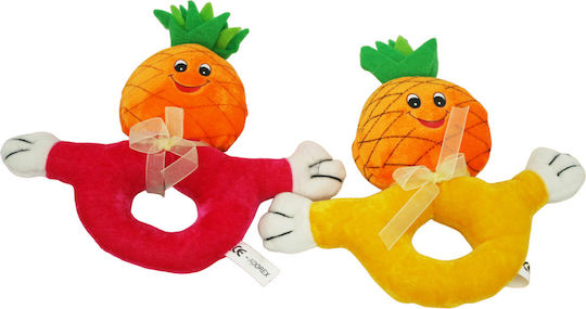 Adorex Rattle / Bracelet Plush Toy Pineapple