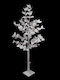 cu lumină LED Decorațiune de Crăciun Braduleț Arțar Aspect natural Alb Brad