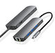 USB-C Docking Station mit HDMI 4K PD Ethernet Gray (0106)