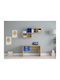 Easy Birou pentru copii din Melamină Albastru 120x72x60cm