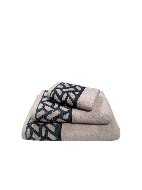 Le Blanc Hand Towel Mykonos 30x50cm. Gray Weight 550gr/m²