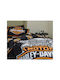 Homeline Sheet Set Single Cotton Black 180x260cm