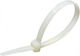 KSS Cable Ties Plastic 203mm x 2.5mm in White Colour (100 pcs) (28905-W)