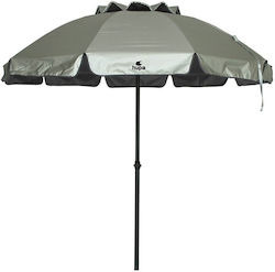 Hupa Sun Foldable Beach Umbrella with UV Protection and Air Vent Gray