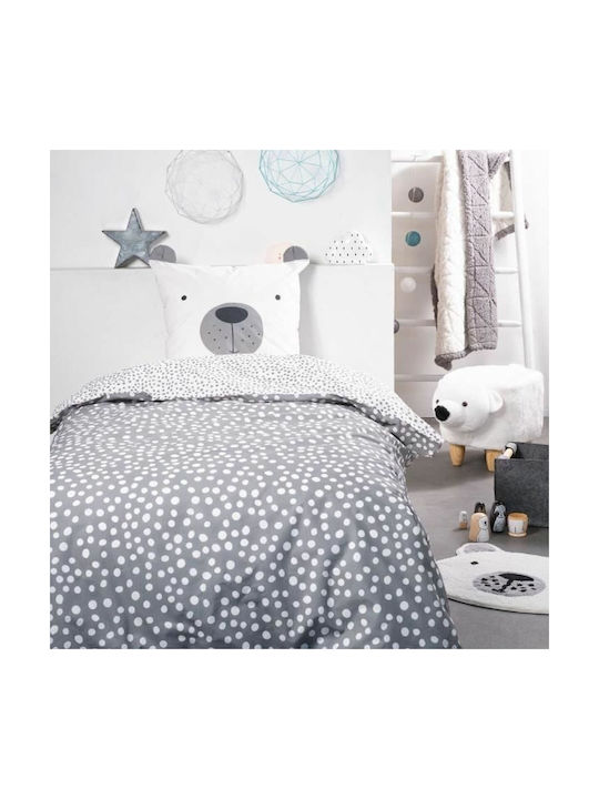 Today Kids Duvet Cover Single Cotton Gray 140x200cm