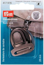 Prym Крепежен Елемент за Плетена Чанта Черен Черен Никел 26x35mm