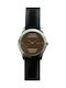 Arabians Men's Watch 40mm Battery with Black Leather Strap