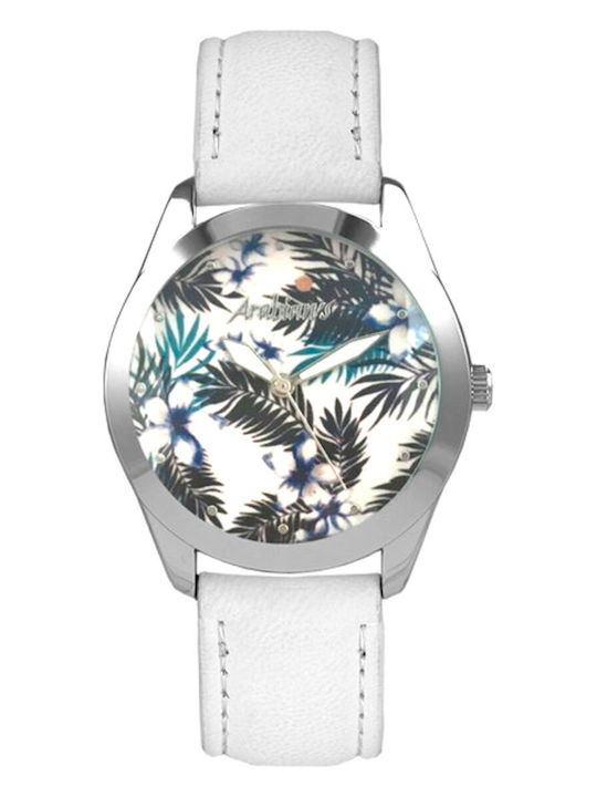 Arabians Men's Watch 40mm Battery with White Le...