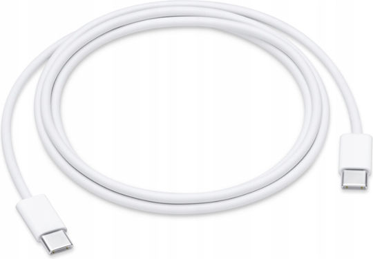 USB 2.0 Cable USB-C male - USB-C 100W Λευκό 1m CO2-0074