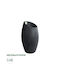 GloboStar Artificial Garden Mestre Κασπώ Πολυεστερικό Μαύρο 50x50x90εκ.