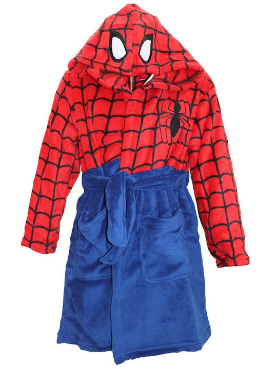 Marvel Comics Kids Robe Winter Fleece red