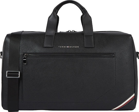 Tommy Hilfiger Central Σακ Βουαγιάζ Μαύρο Υφασμάτινο