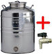 Sansone Δοχείο Inox 20lt ΔΟΧΒ20