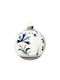 Hängendes Kugel Ornament Ornament Keramisch Weiß