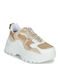 Γυναικεία Chunky Sneakers Μπεζ