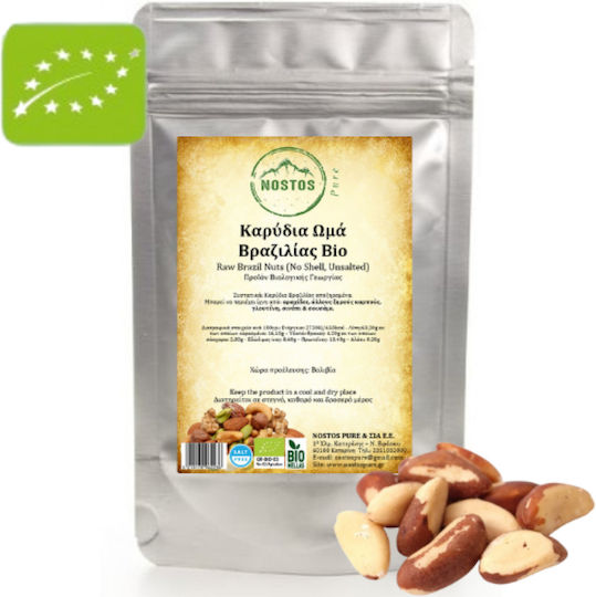 Nostos Pure Organic Brazilian Nuts Raw 1000gr