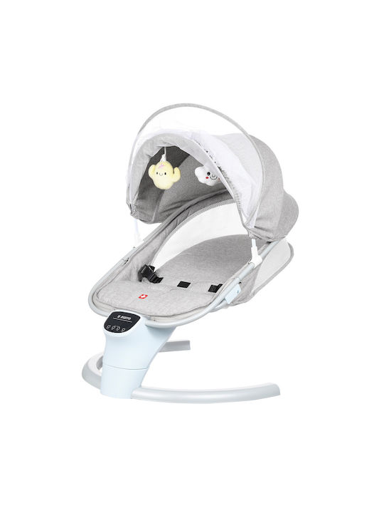 Zizito Switzerland Electric Baby Relax Swing 2 in 1 White for Child up to 9kg