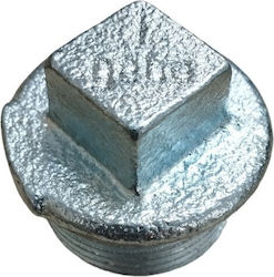 Gebo Male Cap Galvanized 1/2" 0115.0001