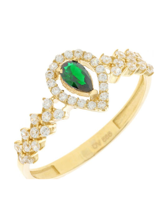 Velegrakis Единичен камък от Злато 14K